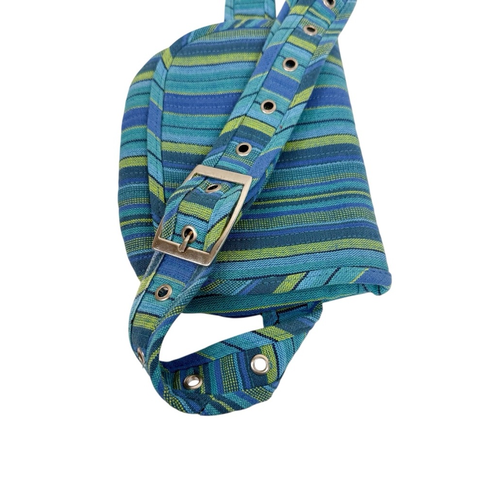 Quilted Koala Belt Bag Happy Blue Stripes - Picture 6 of 7
